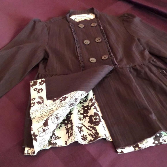 NWOT Paperdenim&cloth brown denim jacket - Picture 3 of 7